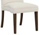 Fairfield® Customizable Entree Dining Concave Short Back Armless Stack Chair with Tobacco Legs-2