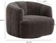 TOV Furniture Jasmine Storm Gray Chenille Basketweave Swivel Accent Chair-2