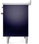 Ilve® Nostalgie II Series 40" Midnight Blue Pro Style Induction Range-4