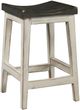 aspenhome® Hinsdale 3-Piece Greywood Console Bar Table Set with Cottonwood Base-3