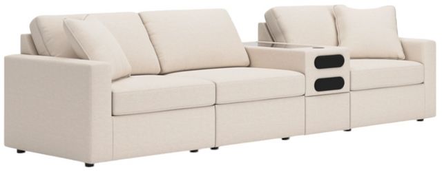 Modmax 4 Piece Modular Sectional with Audio Console