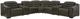 Signature Design by Ashley® Center Line 7-Piece Dark Gray L-Shape Power Reclining Sectional-0