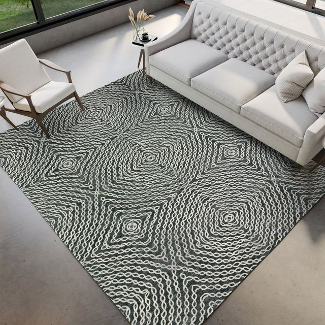 Dalyn™ Rug Company Brisbane BR3 Midnight 5'x8' Area Rug-3