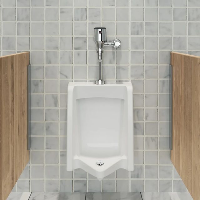 American Standard Selectronic Diaphragm FV Polished Chrome Ultima® Selectronic® Exposed Urinal Flush Valve, Battery, 0.125 gpf/0.5 Lpf-2