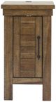 Signature Design by Ashley® Moriville Grayish Brown Chairside End Table-1