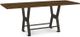 Amisco Customizable Parade 42" Solid Birch Short Bar Table with Two Leaf's -0