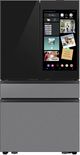 Samsung Bespoke 36" 22.5 Cu. Ft. Charcoal Glass and Stainless Steel Counter Depth French Door Refrigerator with AI Family Hub™+ & AI Vision Inside™-0