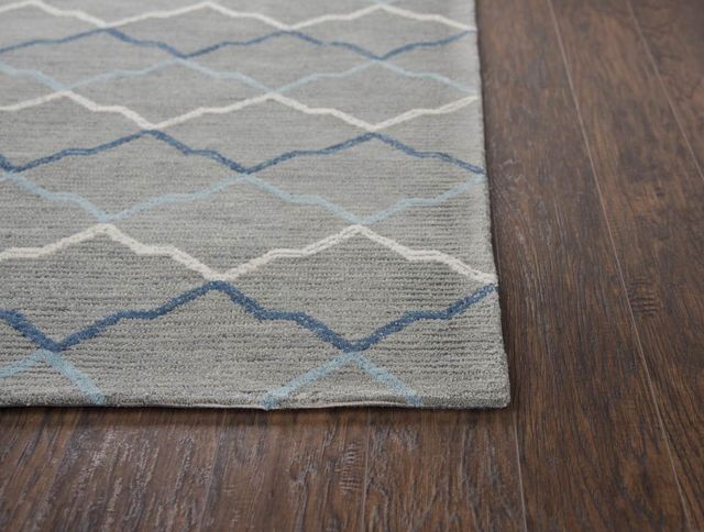 Rizzy Home Resonant Gray 8'x10' Rectangular Rug-3