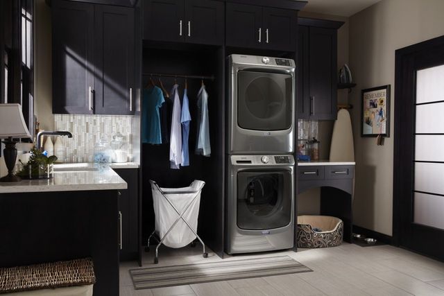 Maytag® 4.8 Cu. Ft. Metallic Slate Front Load Washer-9