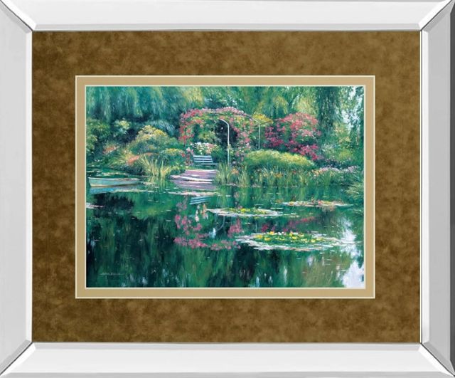 Classy Art Swamp Scene Mirror Framed Wall Art-1