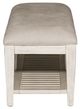 Liberty Furniture Heartland Antique White/Gray Bed Bench-2