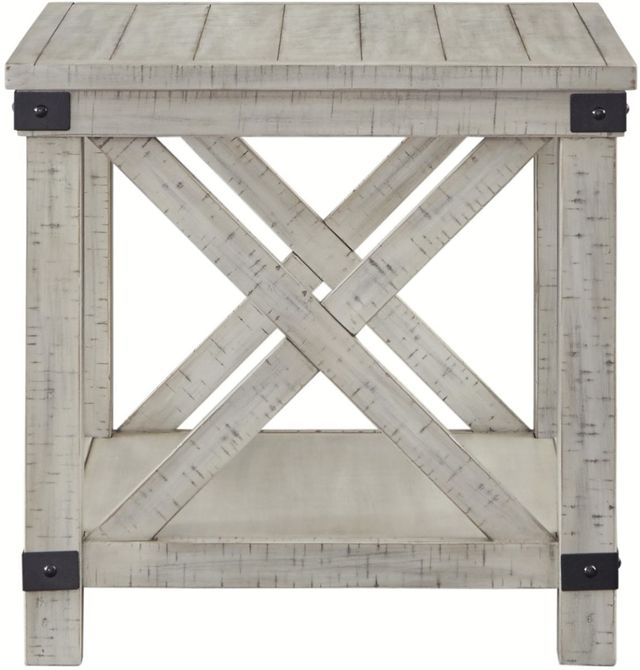Signature Design by Ashley® Carynhurst 2-Piece Whitewash Living Room Table Set-2