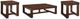 Signature Design by Ashley® Watson 3-Piece Dark Brown Living Room Tables Set-0