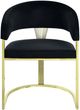 ACME Furniture Fallon Black/Gold Side Chair -1