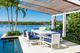 Century® Allison Paladino Sail Cloud Outdoor Dining Table-2