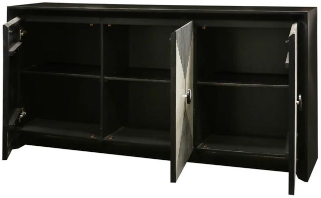 Stylecraft Capiz Shell Inlay Black Sideboard-1