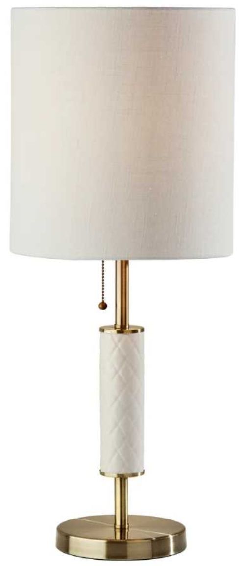 Adesso® Vanessa Antique Brass Table Lamp-0
