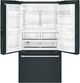 Café™ 36" 23.1 Cu. Ft. Matte Black Counter Depth French Door Refrigerator-2