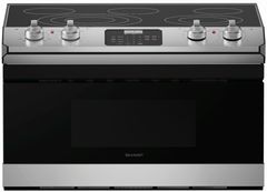 Sharp® 30" Stainless Steel Electric Rangetop with Microwave Drawer