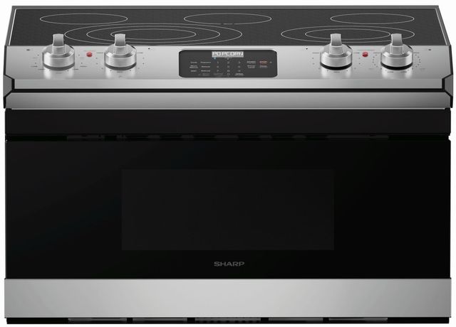 Sharp® 30" Stainless Steel Electric Rangetop with Microwave Drawer