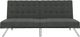 dhp furniture® Emily Gray Convertible Futon-3