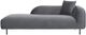 Moe's Home Collection Deleuze Anthracite Chaise-1