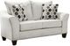 Affordable Furniture 7700 Anna Silver Loveseat-0