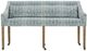 Robin Bruce Customizable Odessa Dining Banquette with Casters-1