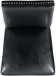 Elements International Meridian Black Upholstered Dining Side Chair-4