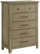 Coaster® Hazlewood 4-Piece Vineyard Oak Eastern King Panel Bedroom Set-5