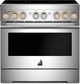 JennAir® RISE™ 36" Stainless Steel Pro Style Induction Range-0