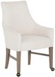 Fairfield® Customizable Dena 2-casters Leather Arm Chair-0