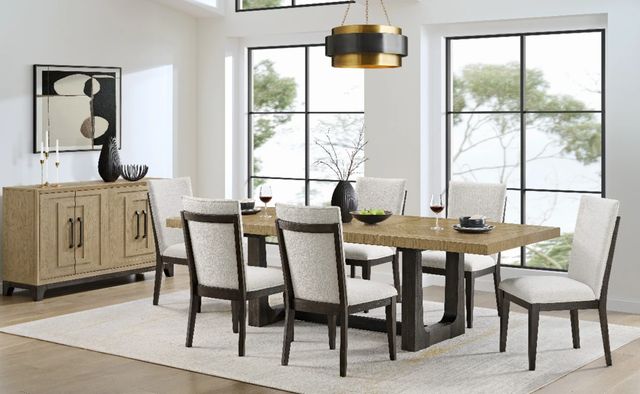 Emerald Home Sutton Place Caramel Dining Table with Cocoa Base-1