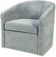 Olliix by Martha Stewart Light Blue Amber Swivel Chair-2