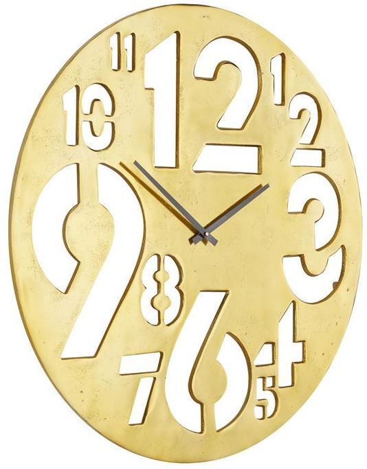 Deco Marche Gold Wall Clock-1