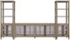 Bernards Citrus Heights Brown Pier Cabinet-2