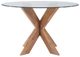 Powell® Auden Glass Top Dining Table with Natural Base-3