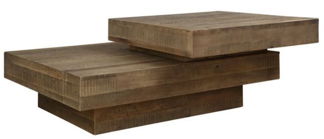 Uttermost® Rustic Planes Brown Coffee Table-0