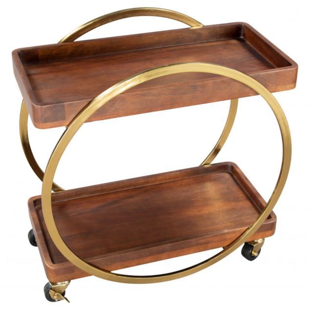 Zuo® Modern Arenas Brown Bar Cart-1