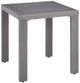 Signature Design by Ashley® Dillon Beach Gray Wooden Outdoor Square End Table-0