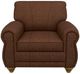 Best® Home Furnishings Customizable Leather Club Chair with Honey Birch Legs -1