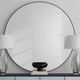 Bassett Mirror Eltham Matte Black Wall Mirror-2