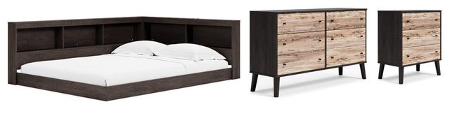 Signature Design by Ashley® Piperton 3-Piece Brown Full Bookcase Storage Bed Set-0