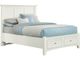 Vaughan-Bassett Bonanza White Queen Storage Bed-1