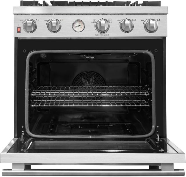 FORNO® Livorno 30" Stainless Steel Pro Style Gas Range-1