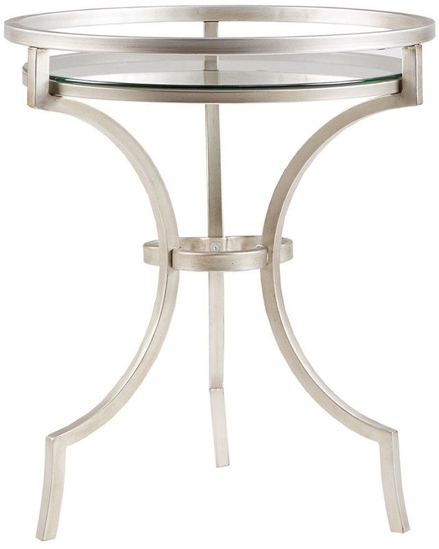 Olliix by Madison Park Silver/Metal Griffin Accent Table-0