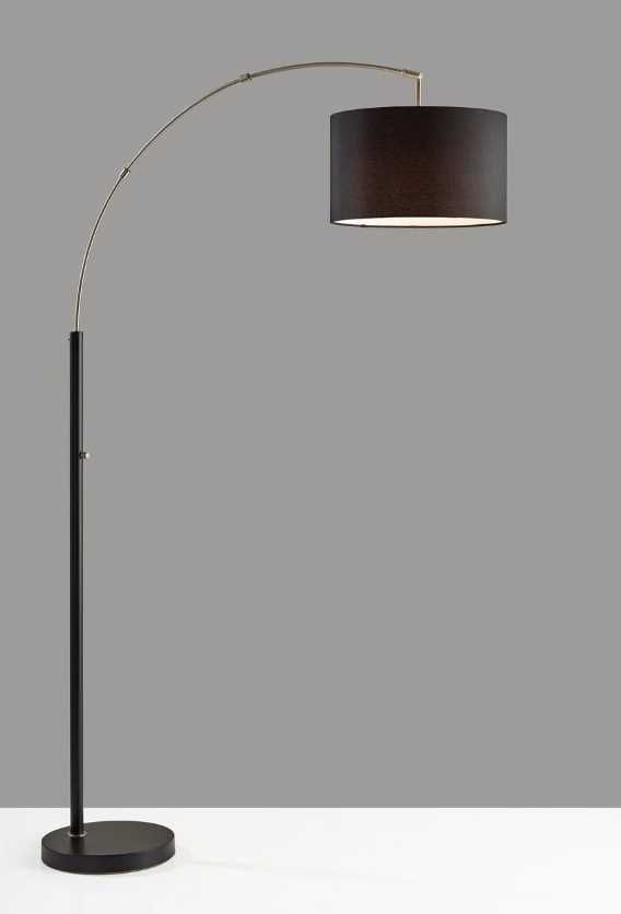 Adesso® Preston Black Arc Floor Lamp-3