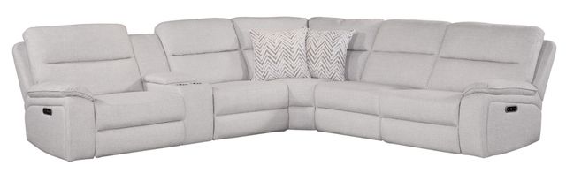 Behold™ Home Westhaven 6-Piece Ivory Dual Power Reclining Sectional-0