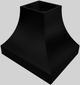 Vent-A-Hood® Designer Series 36" Black Island Range Hood-2