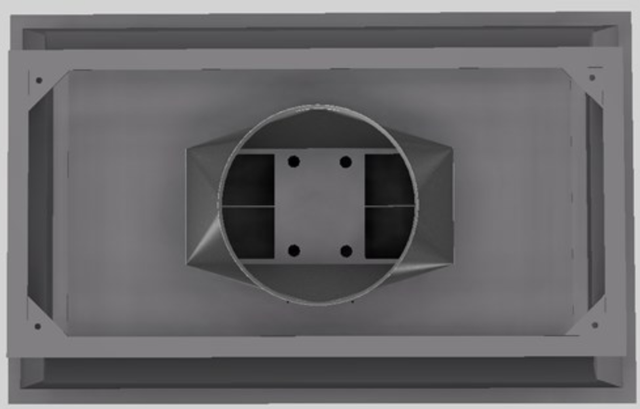 Vent-A-Hood® Designer Series 48" Gunsmoke Island Range Hood-1